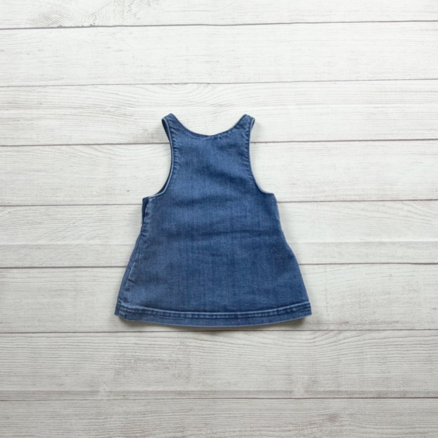 Carter's Baby Denim Jumper Dress Skirtalls Overalls 3-6 Months