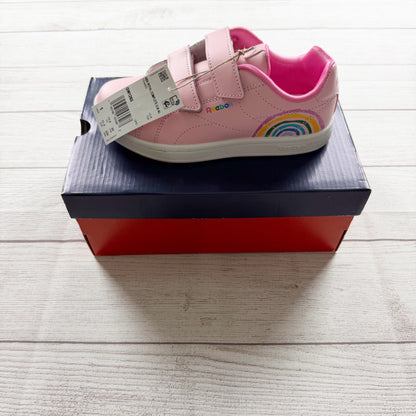 Reebok Royal Kids Rainbow Sneakers Pink Hook & Loop Youth NWT 1