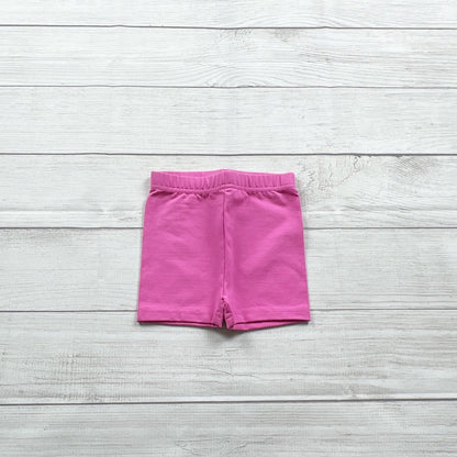 Hanna Andersson Girls Shorts Pink Bike Shorts Cotton Spandex NWT NIP 2T