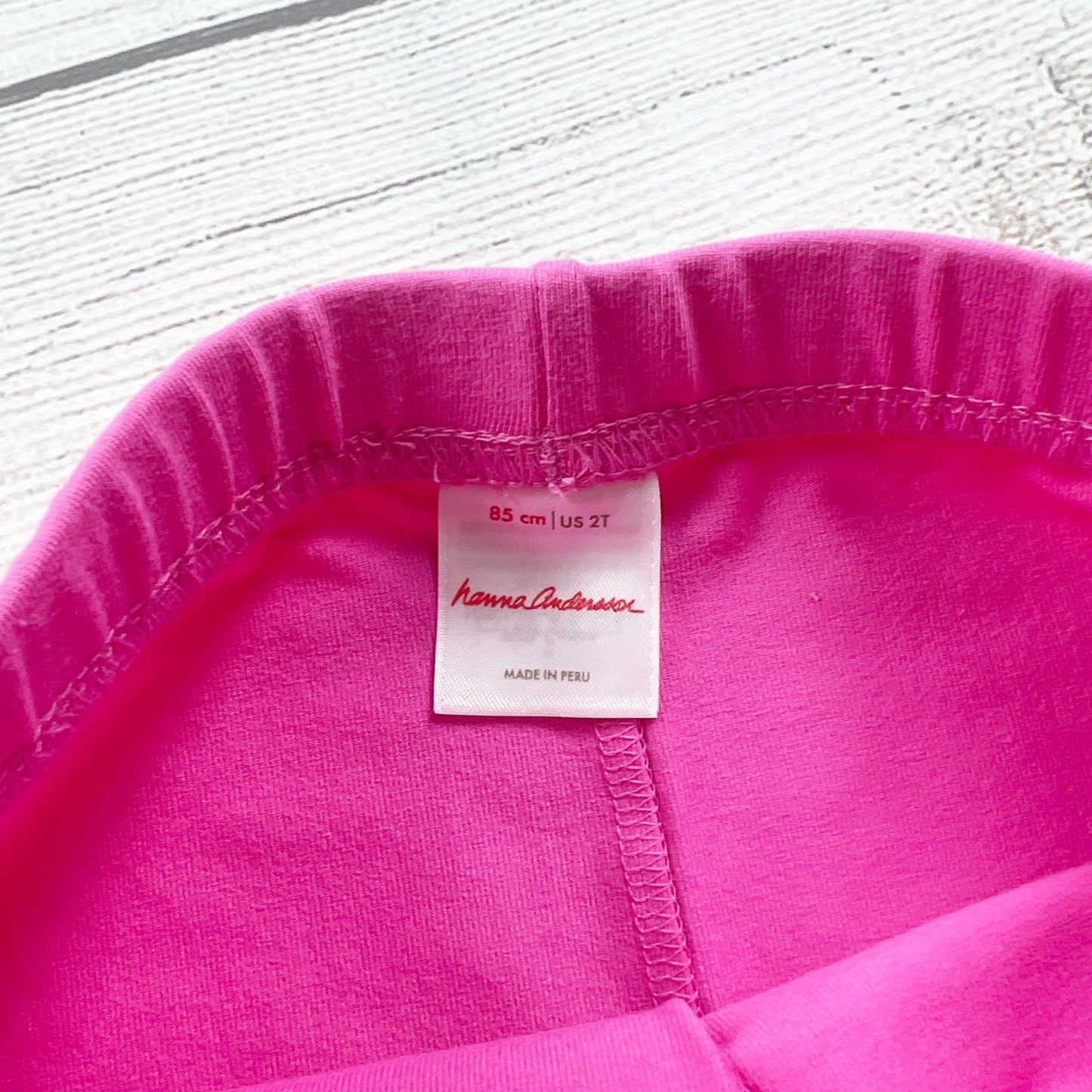 Hanna Andersson Girls Shorts Pink Bike Shorts Cotton Spandex NWT NIP 2T