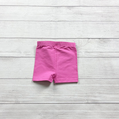 Hanna Andersson Girls Shorts Pink Bike Shorts Cotton Spandex NWT NIP 2T