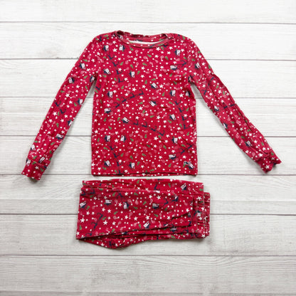 Vineyard Vines Kids Holiday Pajama Set Starry Night Owls Print Cotton 8