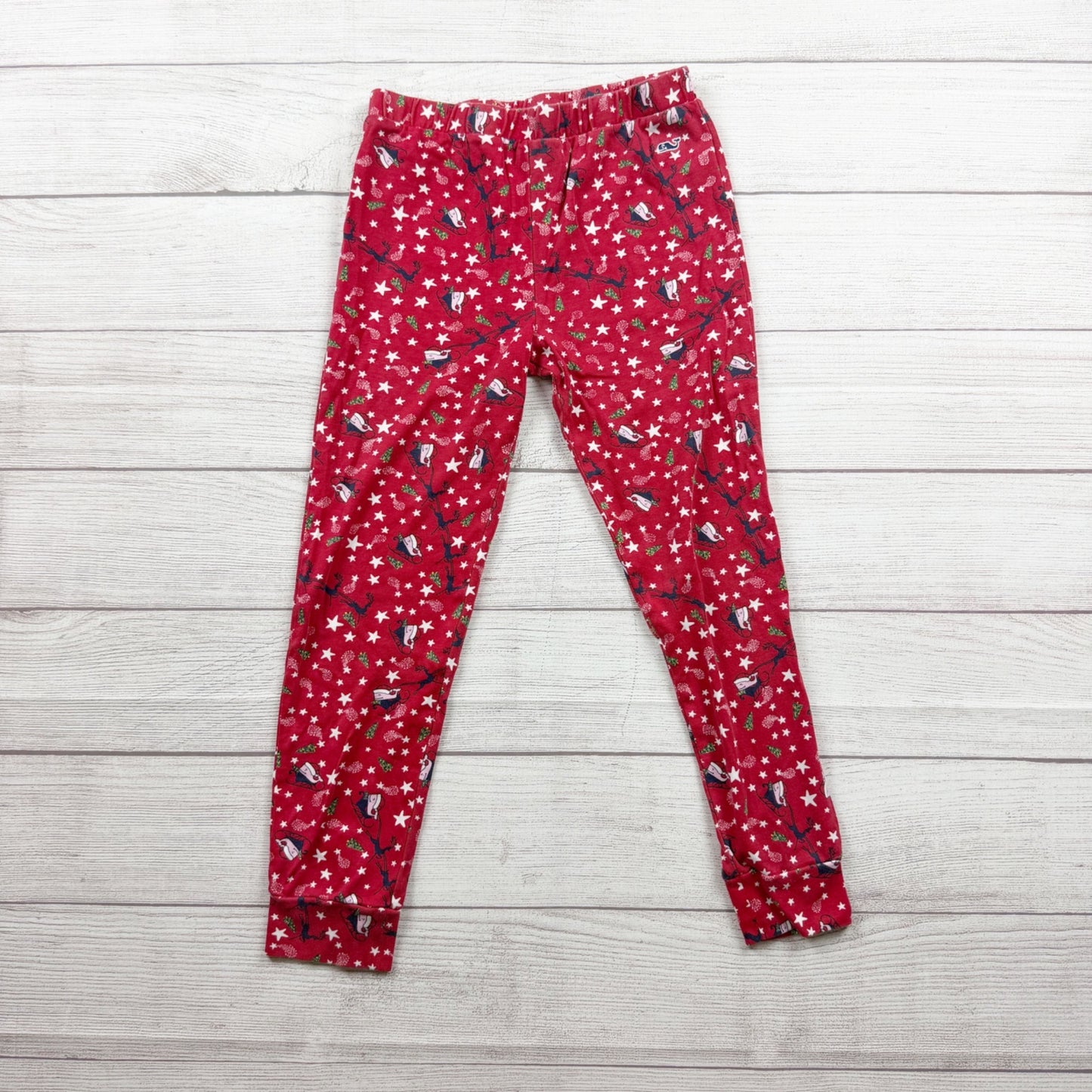 Vineyard Vines Kids Holiday Pajama Set Starry Night Owls Print Cotton 8