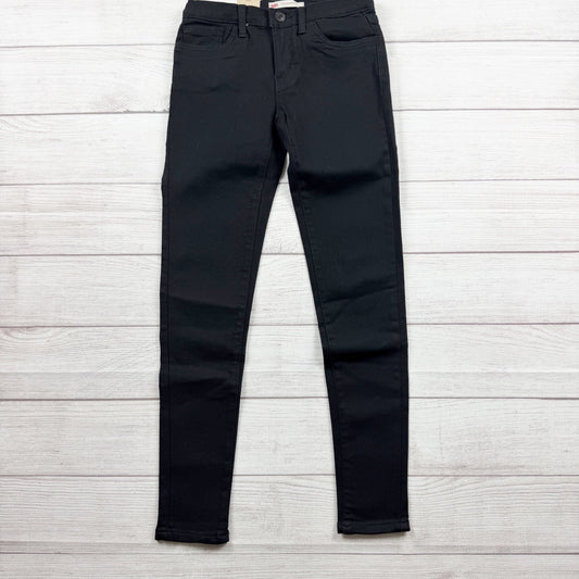 Levis 710 Super Skinny Jeans Black Stretch Denim Regular NWT 10