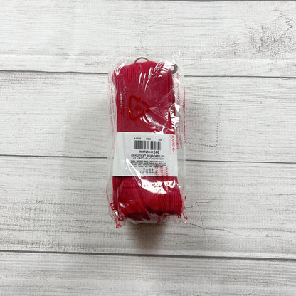 Hanna Andersson Girls Footed Tights Red Ribbed New 6-7