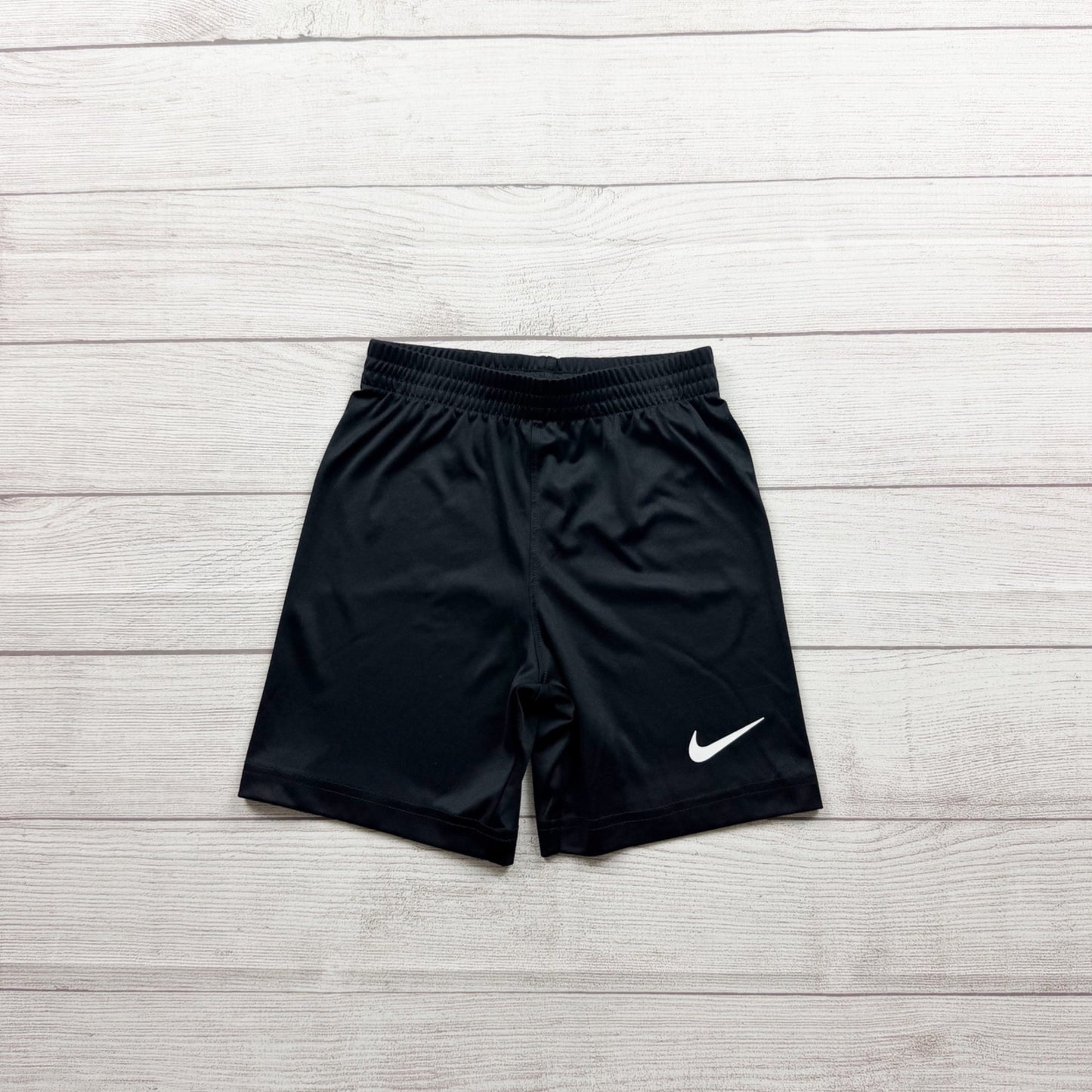 Nike Dri Fit Kids Black Athletic Shorts Polyester Lightweight Durable 5