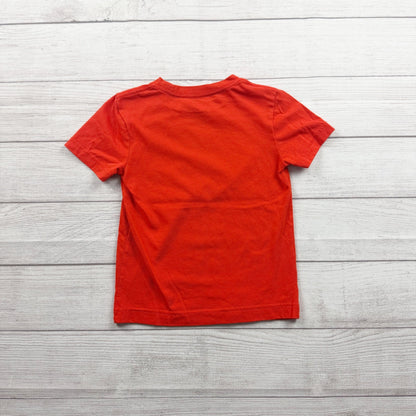 Nike Kids T-Shirt Orange Just Do It Colorful Swoosh Graphic Tee 6