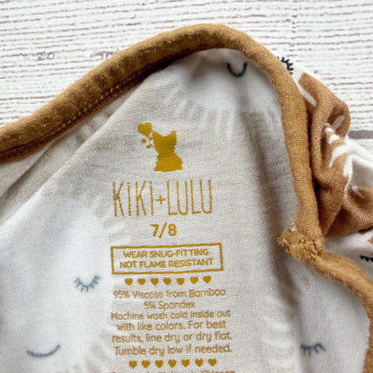 Kiki + Lulu Kids Sun Print Pajama Set Bamboo Blend Sleepwear 7-8