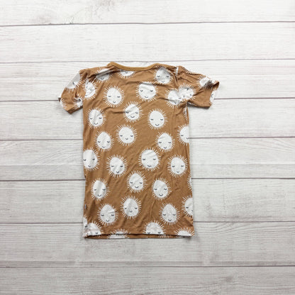 Kiki + Lulu Kids Sun Print Pajama Set Bamboo Blend Sleepwear 7-8