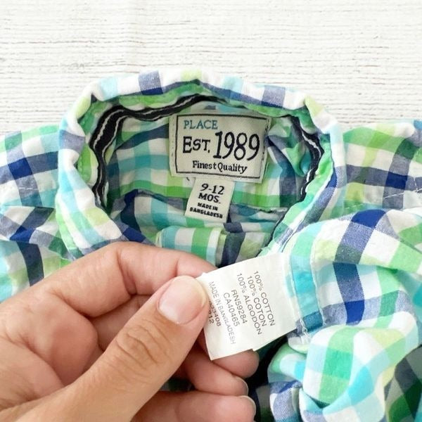 9-12M | Plaid Shirt