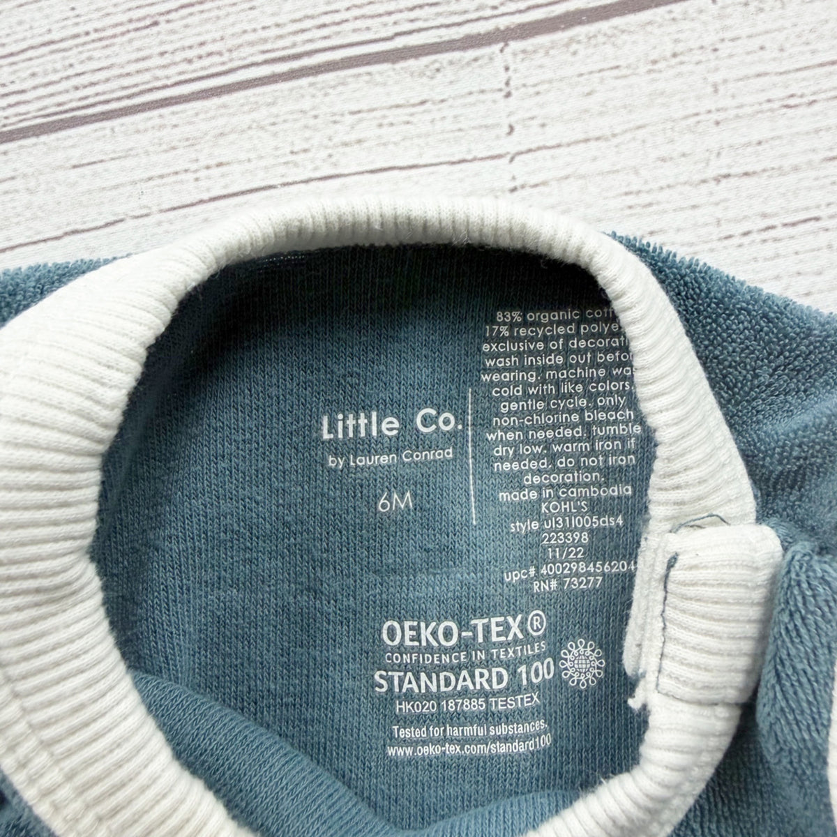 Little Co. By Lauren Conrad Organic Cotton Baby Bodysuit Sleeveless 3-6 Months