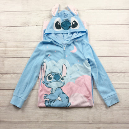Disney Lilo & Stitch Stitch Pajamas One Piece Costume Hoodie Blue Pink 8