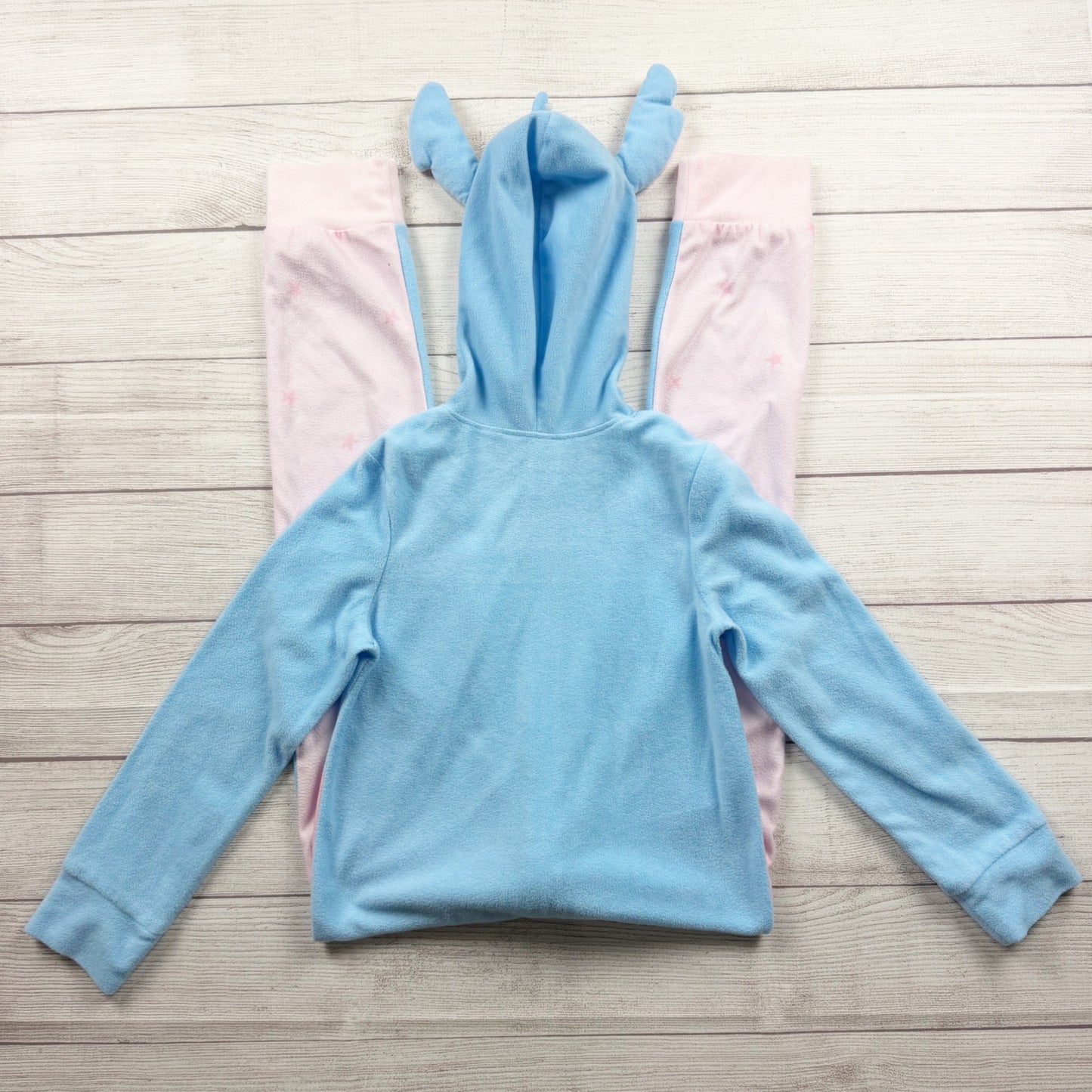 Disney Lilo & Stitch Stitch Pajamas One Piece Costume Hoodie Blue Pink 8