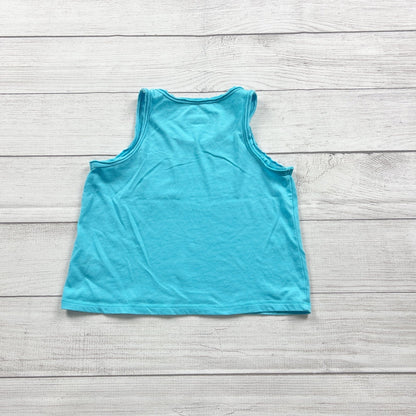 More Than Magic Girls Light Blue Sun Rays Lazy Days Sleeveless Tank Top S 6-6X