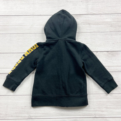 John Deere Toddler Boys Zip Up Hoodie Construction Tractor Graphic Jacket 2T