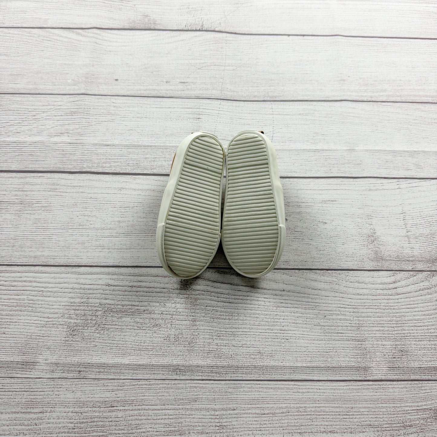 Old Navy Toddler Slip On Faux Suede Shoes Sherpa Lining Tan 6