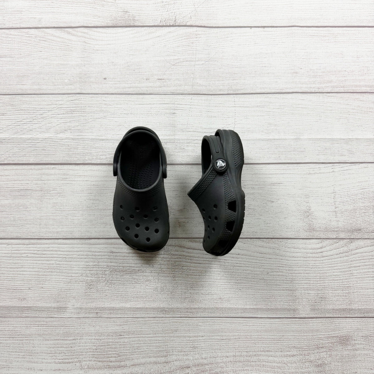 Crocs Classic Clog Black Slip On Lightweight Comfort Shoes Unisex US Kid 10