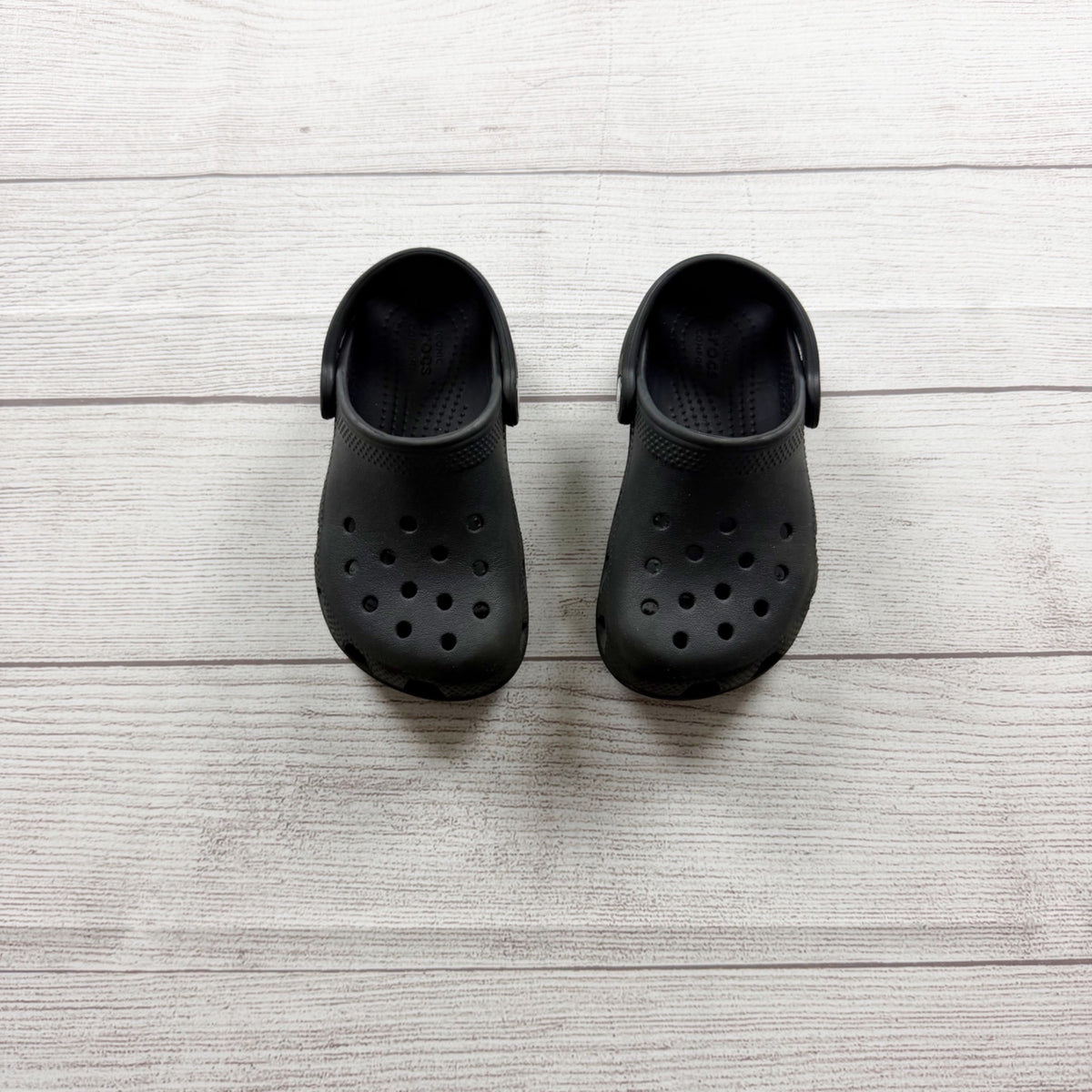 Crocs Classic Clog Black Slip On Lightweight Comfort Shoes Unisex US Kid 10