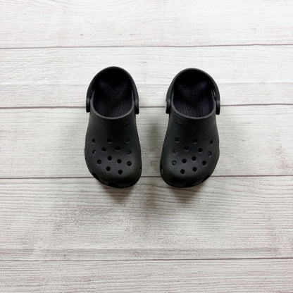 Crocs Classic Clog Black Slip On Lightweight Comfort Shoes Unisex US Kid 10