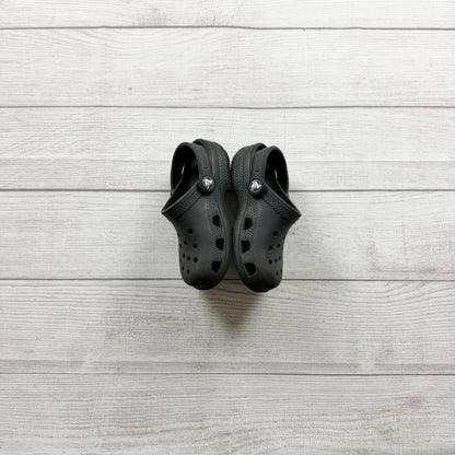 Crocs Classic Clog Black Slip On Lightweight Comfort Shoes Unisex US Kid 10