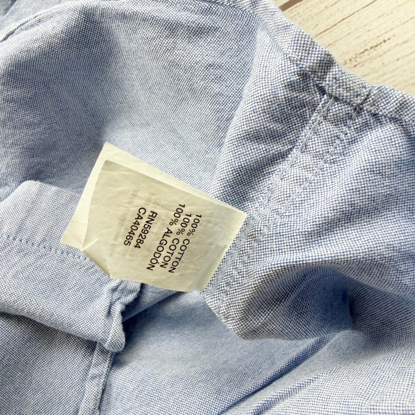 The Children’s Place Toddler Boys Button Down Shirt Blue Long Sleeve Pocket 3T