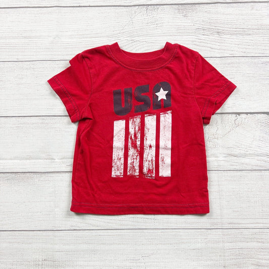 Circo Red USA Graphic Toddler T-Shirt Short Sleeve Crewneck 12-18 Months