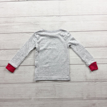 Let's Get Cozy Lil Bear Pajama Set Red Plaid Toddler 3T