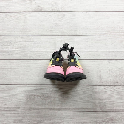Cat & Jack Rainbow Gradient Kids Combat Ankle Boots Side Zipper US Toddler 5