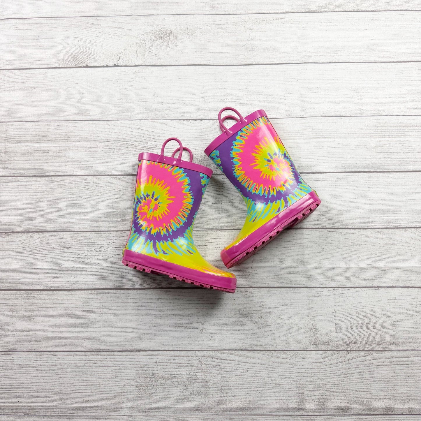 1 | Tie Dye Rainboots