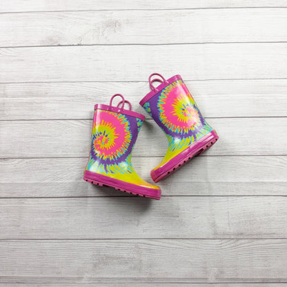 1 | Tie Dye Rainboots