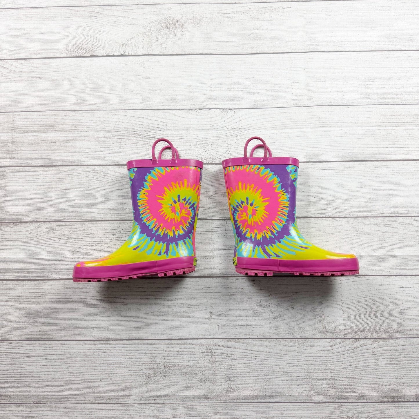 1 | Tie Dye Rainboots
