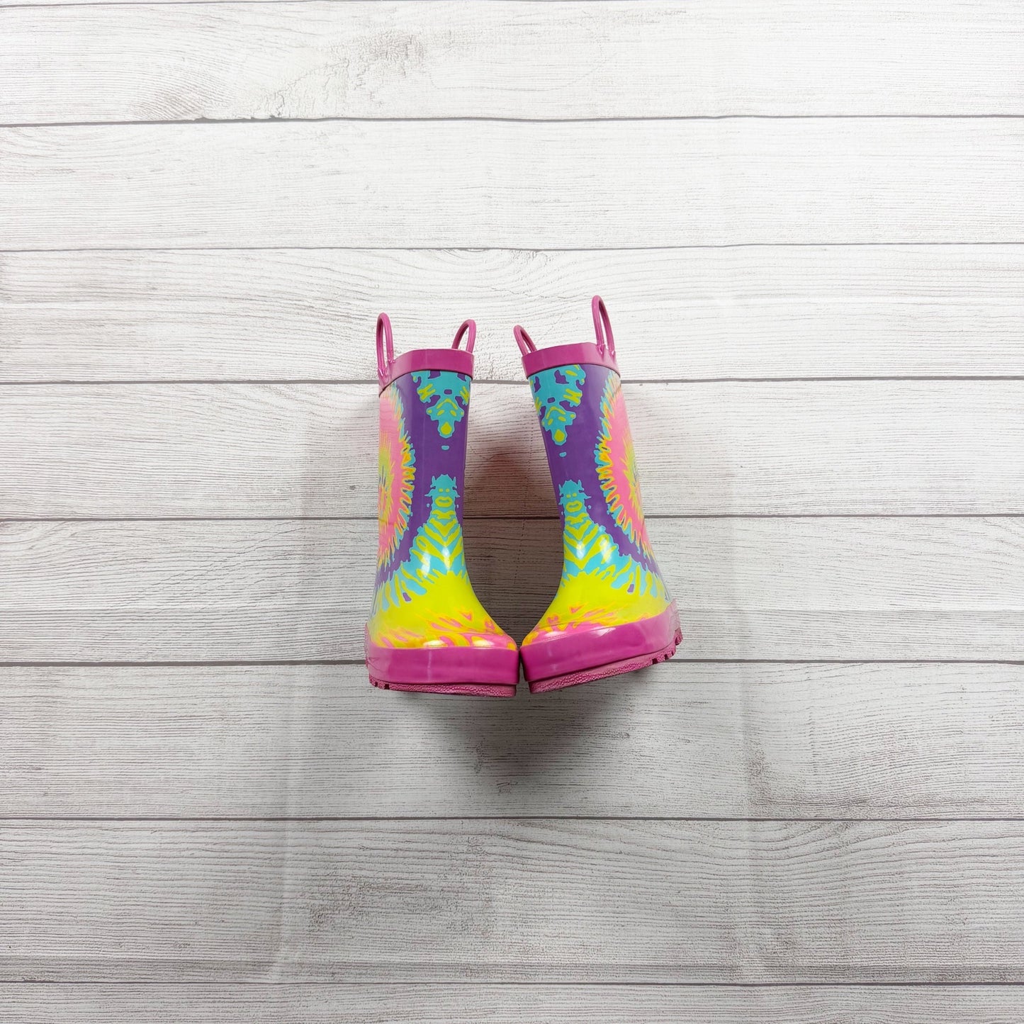 1 | Tie Dye Rainboots