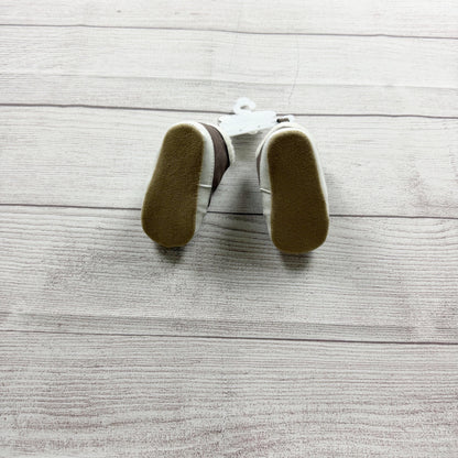 Rising Star Baby Shoes Brown Gray Faux Leather NWT 1 3-6 Months