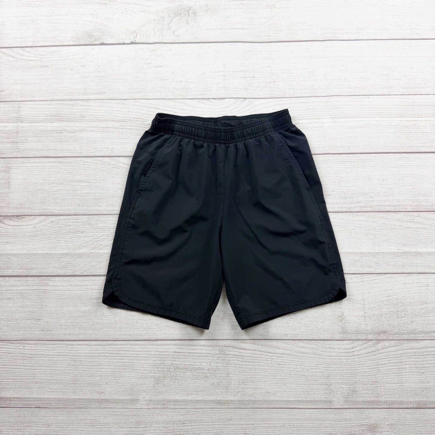 All In Motion Boys Black Lightweight Athletic Shorts S 6-7