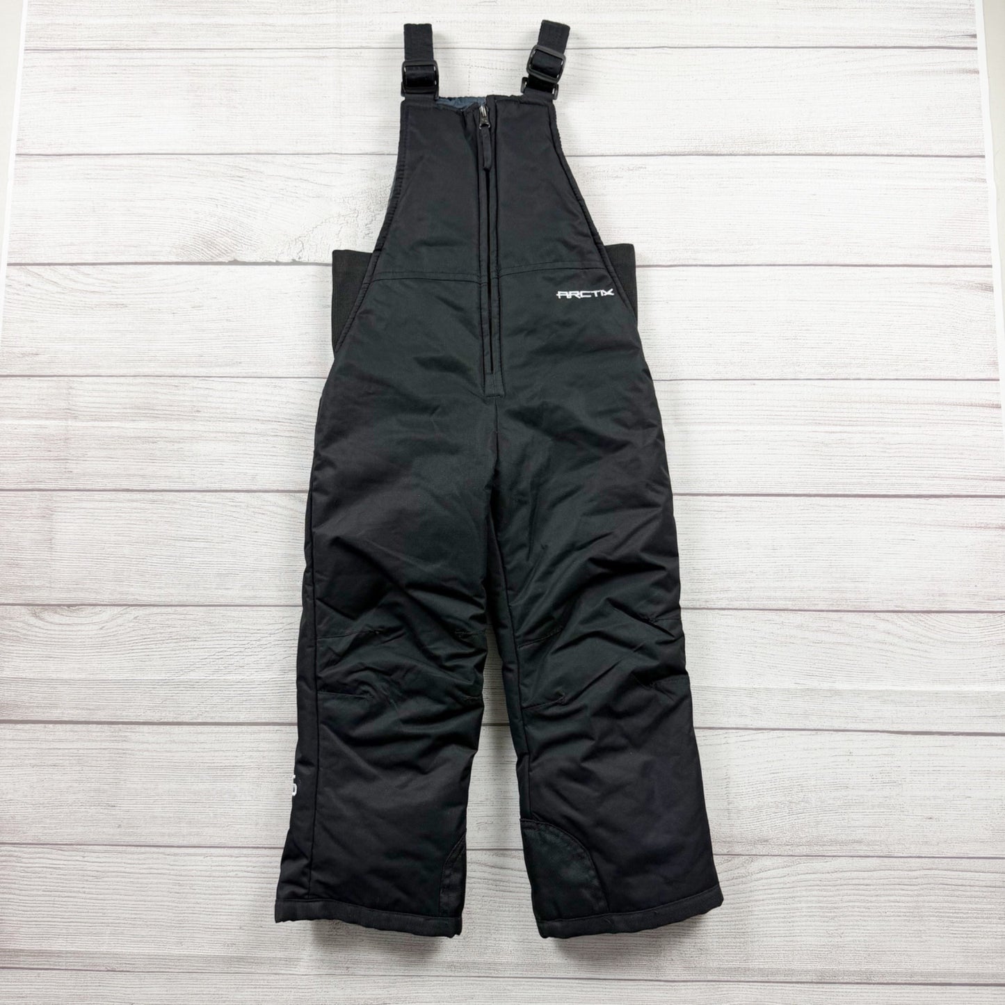 Arctix Kids Snow Bibs Black Insulated Ski Pants Bib Overalls Winter Pants 4T