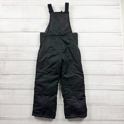 Arctix Kids Snow Bibs Black Insulated Ski Pants Bib Overalls Winter Pants 4T
