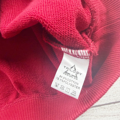 Trilogy Design Co Kids Crewneck Red Holiday Sweater Santa Hat Print 5T