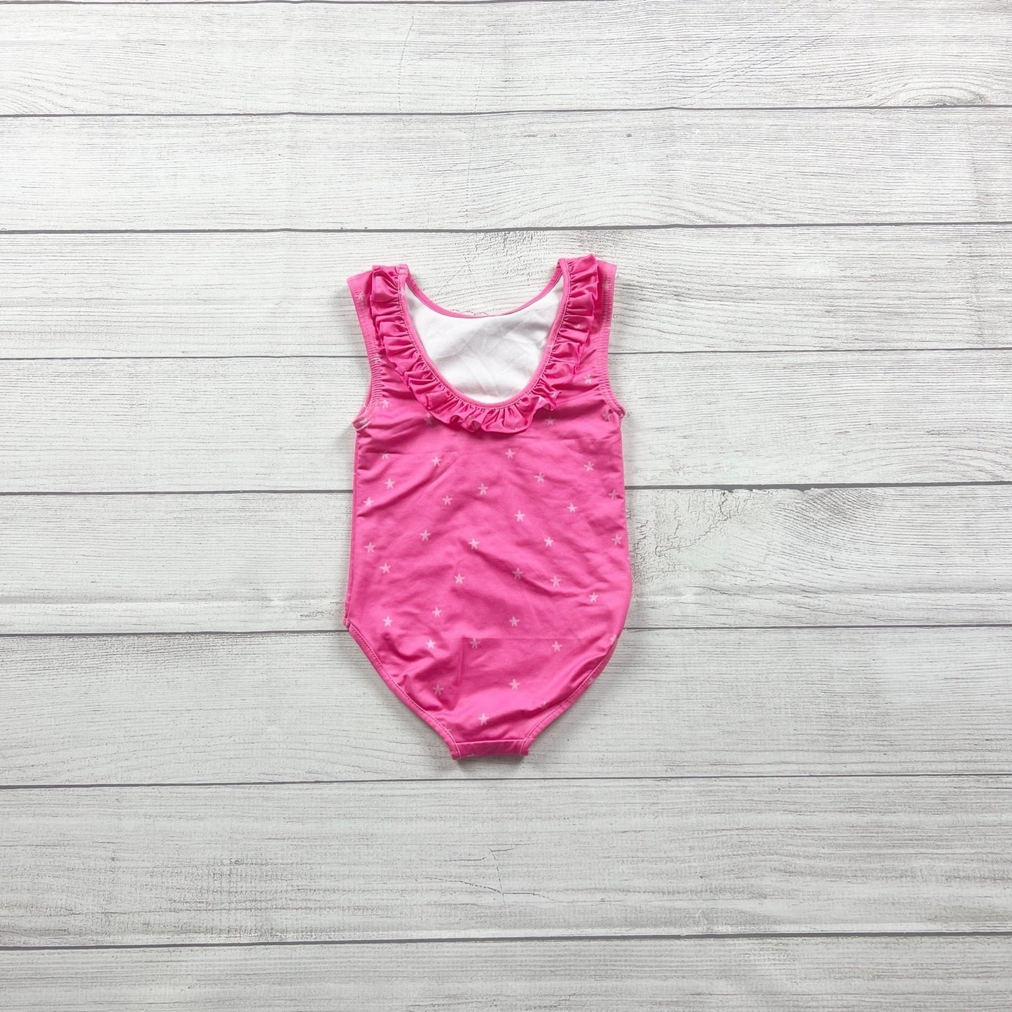 SweetHoney Kids Leotard Ruffle Neck Sleeveless Dance Gymnastics 2T