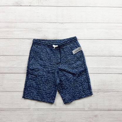 Old Navy Boys Shorts Wave Print Drawstring Knit Shorts Pockets NWT 8
