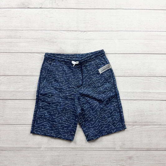 Old Navy Boys Shorts Wave Print Drawstring Knit Shorts Pockets NWT 8