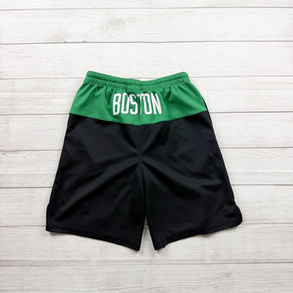 NBA Youth Tatum Celtics Boston Green Black Basketball Shorts L 14-16