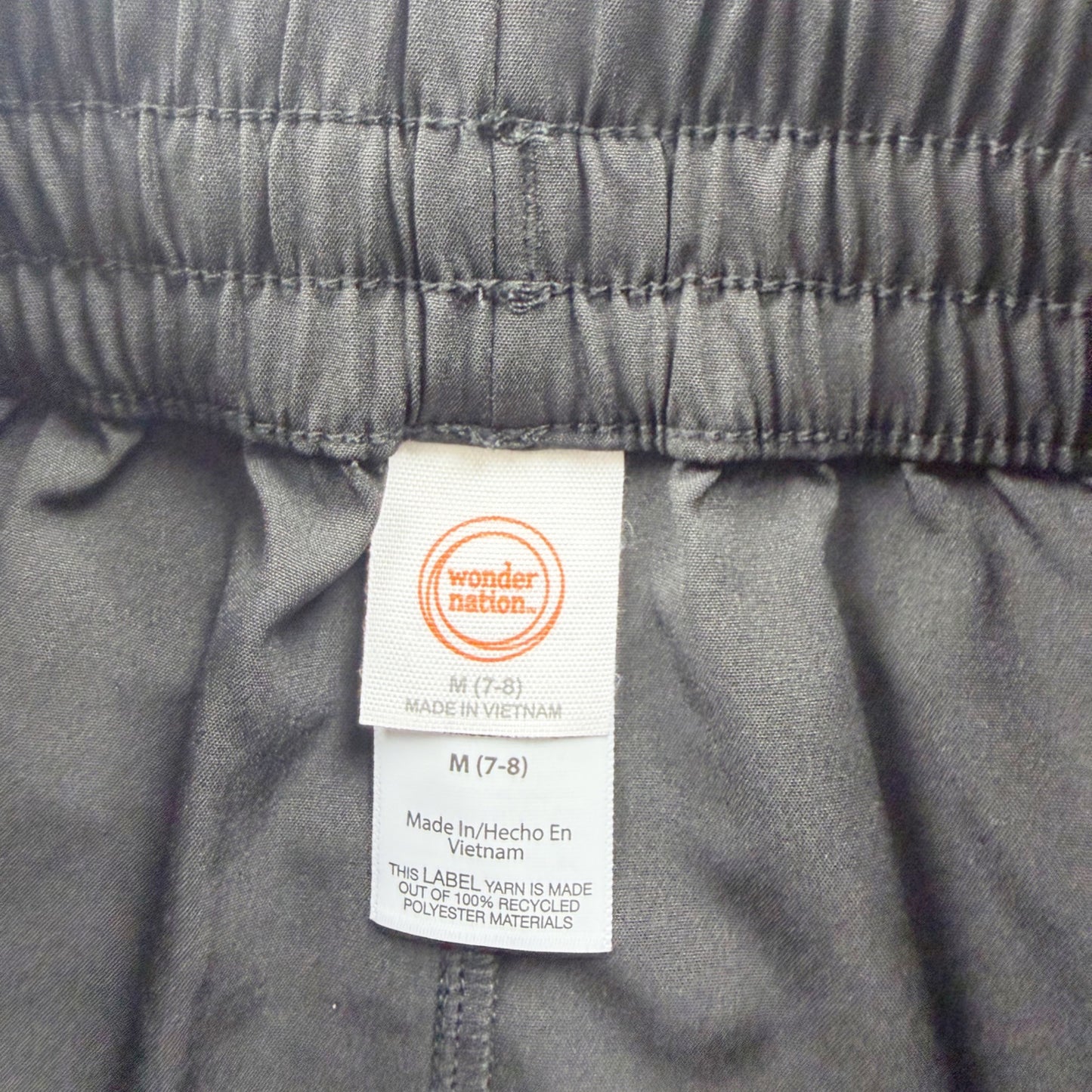 Wonder Nation Black Girls Lace Trimmed Athletic Shorts Lightweight NWT M 7-8