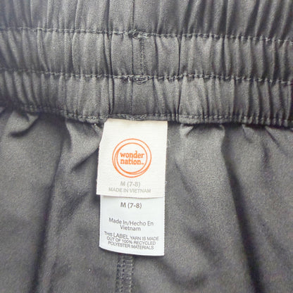 Wonder Nation Black Girls Lace Trimmed Athletic Shorts Lightweight NWT M 7-8