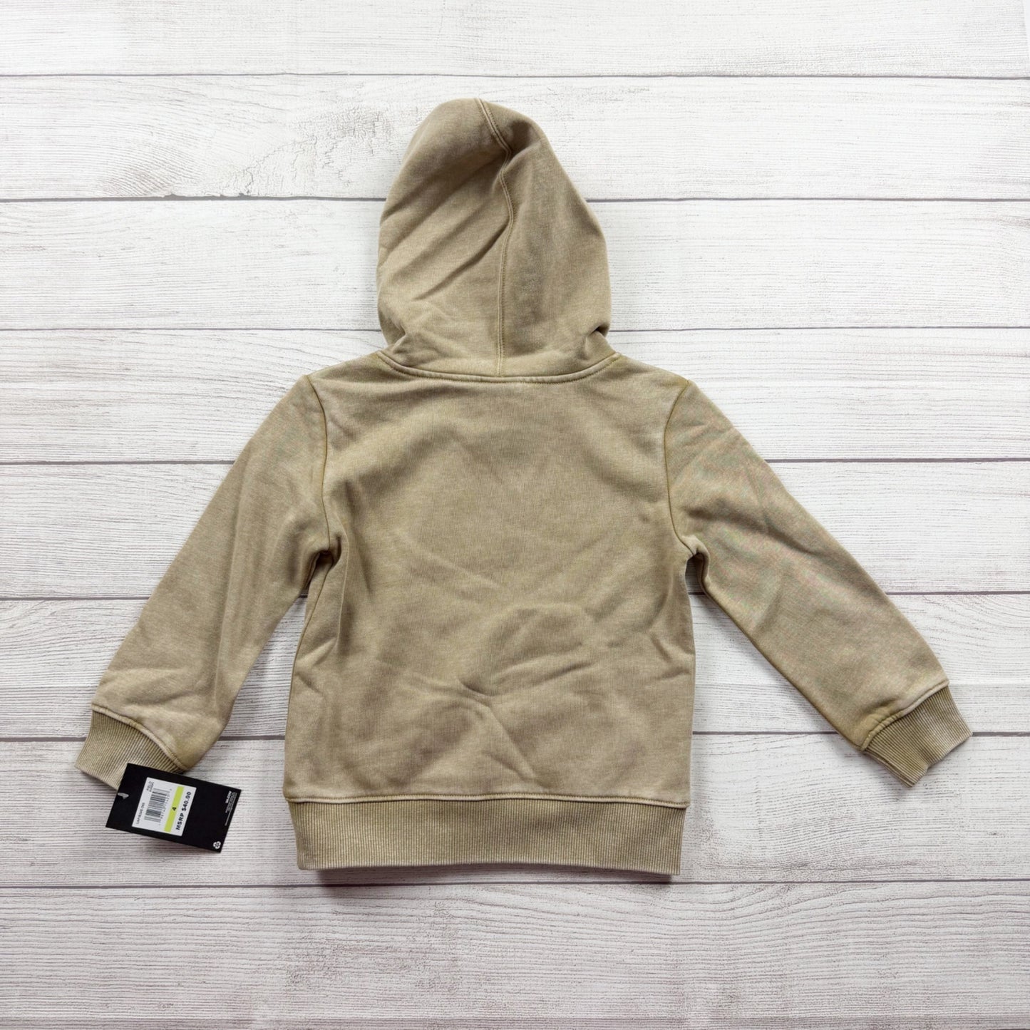 Under Armour Boys Hoodie Sweatshirt Tan Beige Fleece Pullover NWT 4