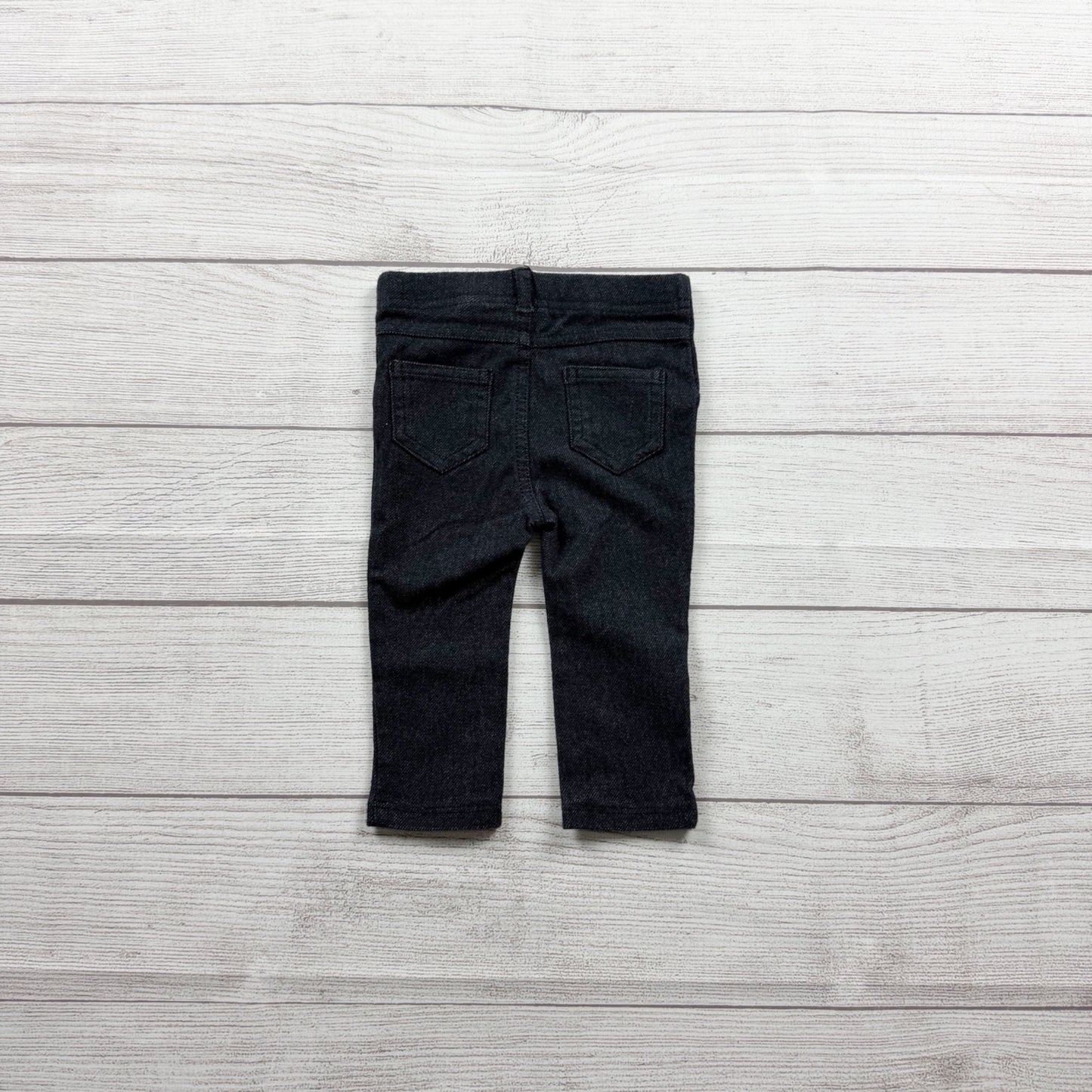 First Impressions Baby Dark Wash Pants Pull-On Jeans 6-9 Months