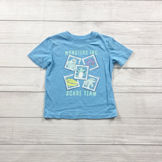 Disney Jumping Beans Monsters Inc. Shirt Scare Team Graphic Tee Pixar 5T