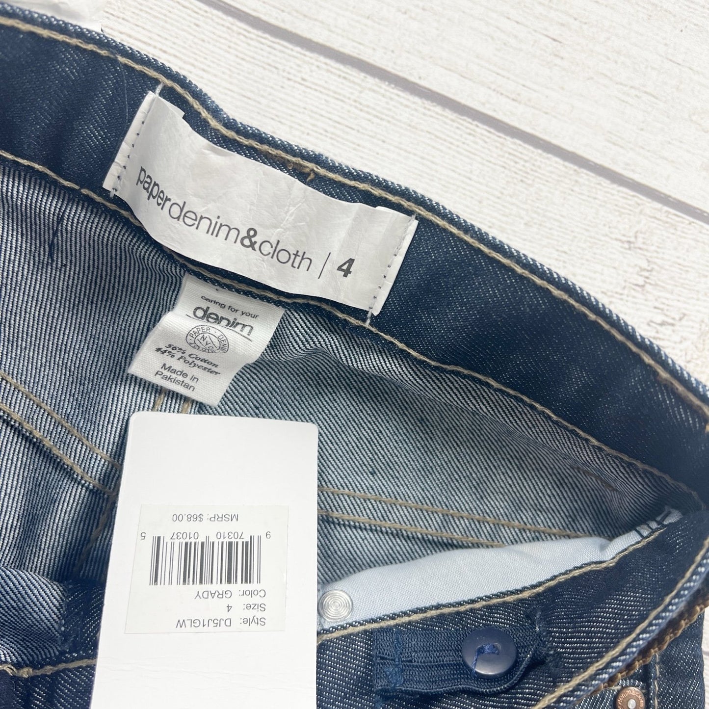Paperdenim&Cloth Boys Denim Jeans Belt Blue Adjustable Waist NWT 4