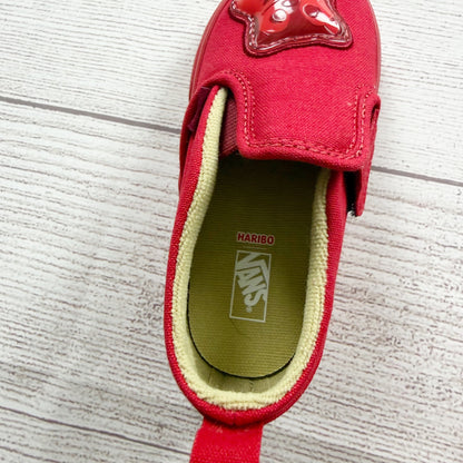 Vans Slip On Haribo Toddler Shoes Red Bear Design Canvas Sneakers NIB US 7