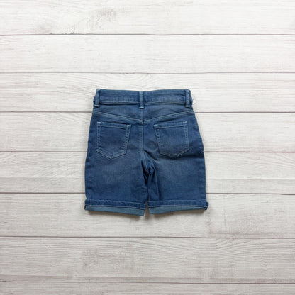 Gymboree Girls Denim Bermuda Shorts Adjustable Waist Blue NWT 6