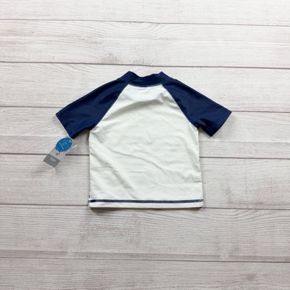 Carter's Baby UV Protection Shark Graphic Rashguard Top NWT 9-12 Months